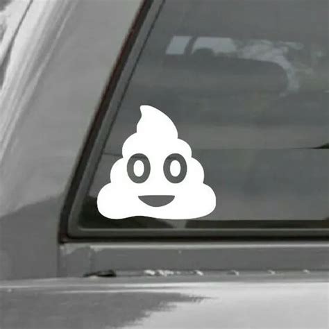 Emoji Poop Vinyl Decal Sticker 350 Picclick