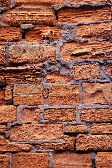 Rustic And Textured Brick Wallpaper Stock Photo Image Of Concrete