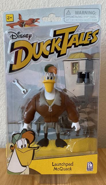 Ducktales Disney Flintheart Launchpad Mcquack 5 Action Figure For Sale