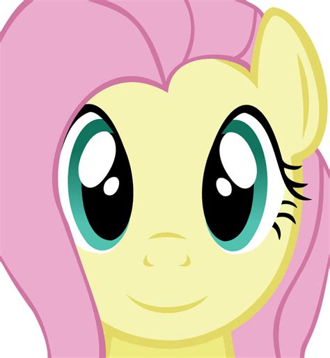 Fluttershy Face Vector By Maybyaghost On Deviantart