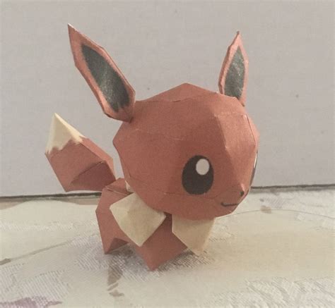 Pokemon Papercraft Eevee Template Kulturaupice