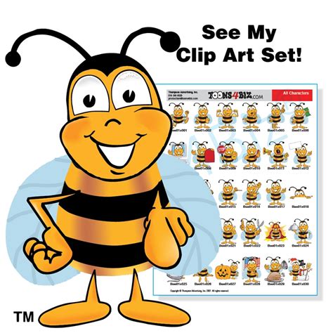 Bumblebee Clipart Cartoon Character Pencil And In Color
