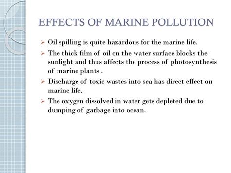 Ppt Thermal And Marine Pollution Powerpoint Presentation Free