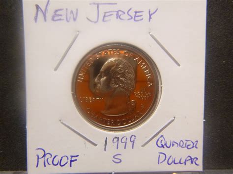 1999 S New Jersey 50 States And Territories Quarters Proof For Sale