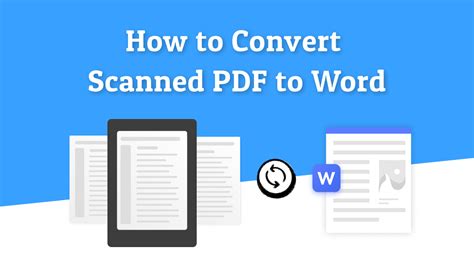 Easy Guide How To Convert Scanned Pdf To Word Updf