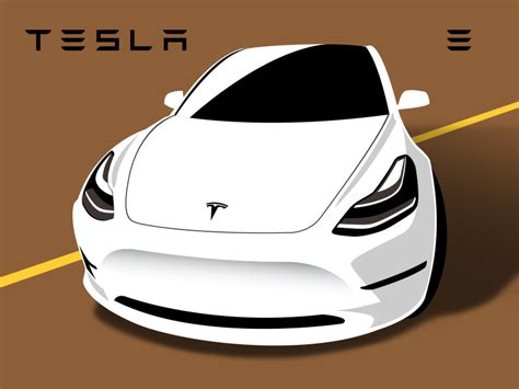 Tesla Model 3 By Andrew Chin On Dribbble