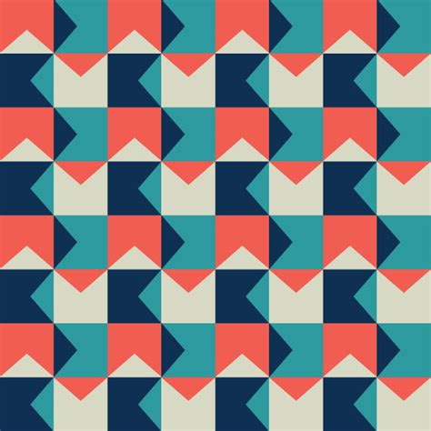 Multicolor Tessellation Vector Geometric Pattern Free Download