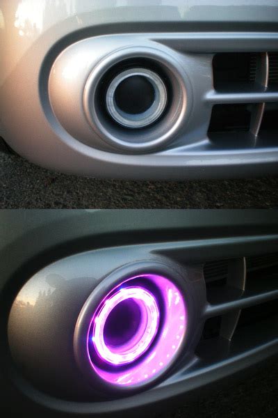 Rgb Led Halo Headlight Accent Light Kit Super Bright Leds