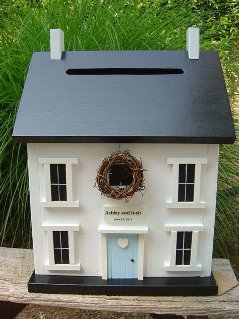 Maybe you would like to learn more about one of these? A card box shaped like a house! I can imagine making this out of a large copy box with some ...