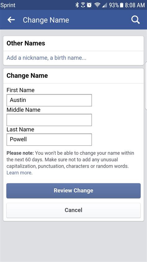 How do i change my display name in paypal? How to Change Your Name on Facebook - Changing Last Name ...