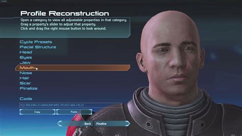 Mass Effect Legendary Edition Celebrity 2021 Character Creation Vin