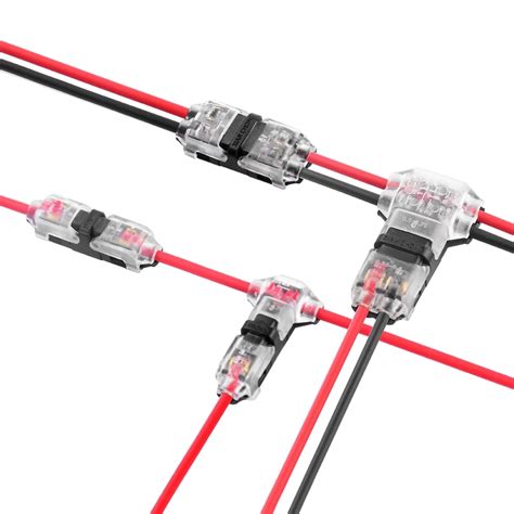 5pcs Quick Splice Scotch Lock Wire Wiring Connector For 1 Pin 2 Pin 22