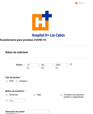 Cuestionario Covid Hospital H Plantilla De Formulario Jotform