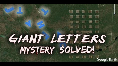 Google Earth Find GIANT Letters Carved In Pine Barrens MYSTERY SOLVED Explore Report YouTube