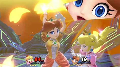 Super Smash Bros Ultimate Princess Peach Vs Princess Daisy Youtube