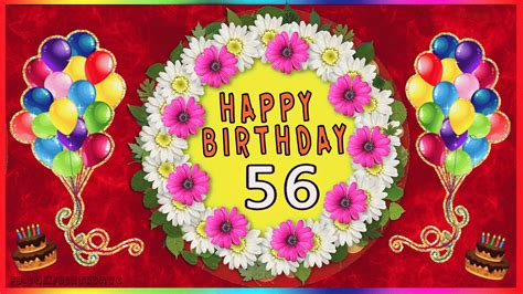 56th Birthday Images  Greetings Cards For Age 56 Years