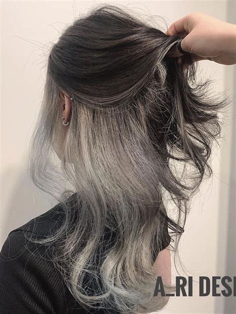 45 Korean Secret Two Tone Hair Color Ideas You Should Try In 2021 In 2021 Two Toned Hair