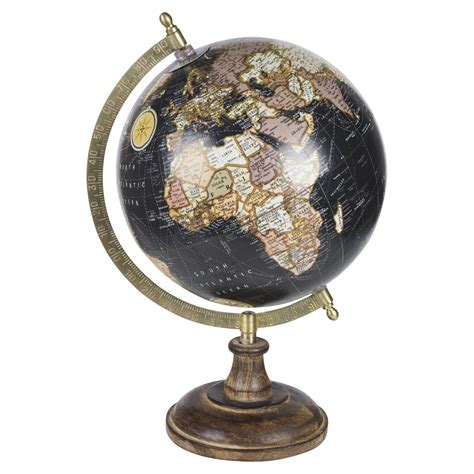 8 Vintage Style Rotating Atlas Globe Swivel Earth Map Science