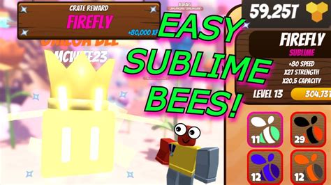 🌸new🌸 Easy Sublime Bees In Roblox Bee Simulator 🐝 Youtube