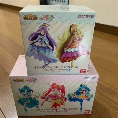 Glitter Force Star Twinkle Precure Pretty Cure Cutie Figure Premium Set Bandai Picclick Uk