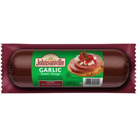 Watch on your iphone, ipad, apple tv, android, roku, or fire tv. Johnsonville Garlic Summer Sausage (12 oz) - Instacart