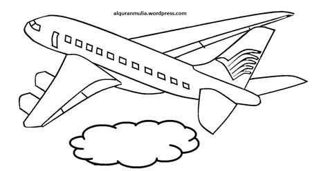 Sketsa Gambar Paud Tema Kendaraan Udara Kegiatan Anak Tk Tema