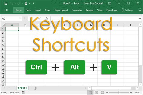 Excel Keyboard Shortcuts How To Excel