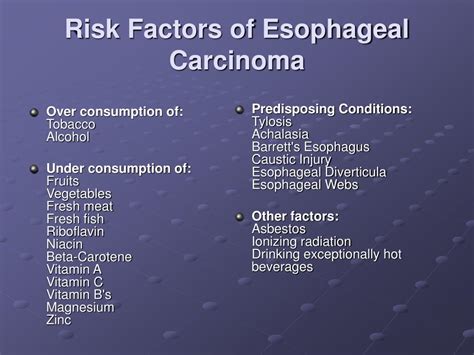 Ppt Esophageal Cancer Powerpoint Presentation Free Download Id1796750