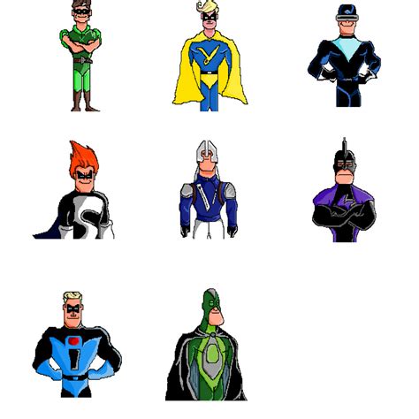 The Incredibles Supers Pixel Art By Robturp1230 On Deviantart