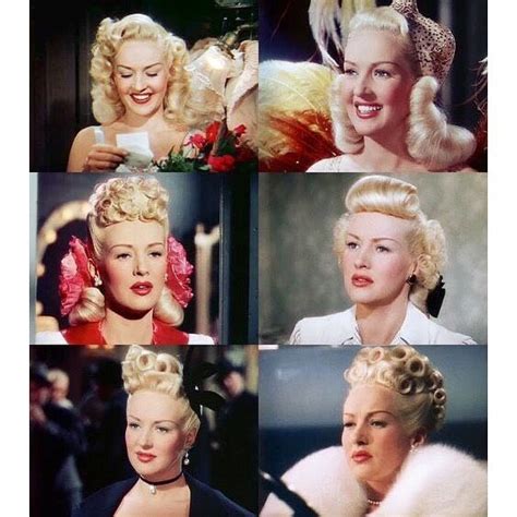 Betty Grable Hair 1940s Hairstyles Short Vintage Hairstyles Wedding Hairstyles Vintage
