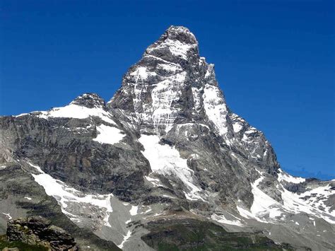 Matterhorn Seen From Cervinia Photos Diagrams And Topos Summitpost