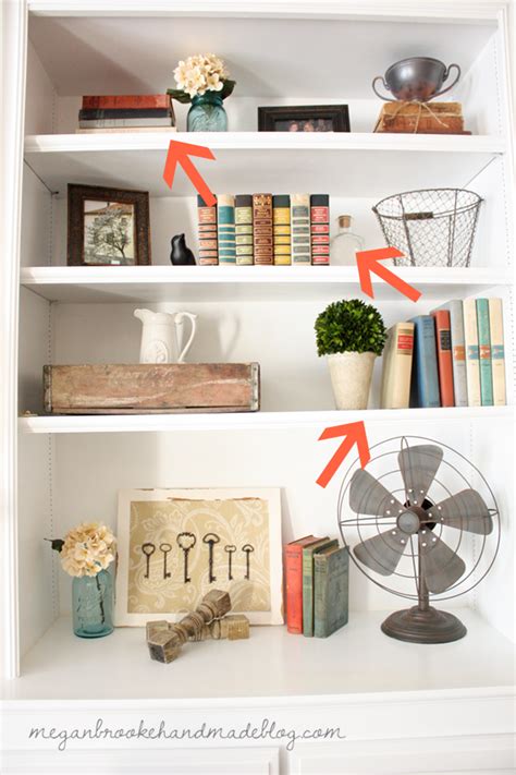 Decoration bracketed wall shelves simple wall mounted shelves large. How To Decorate & Style Bookshelves | Home decor ...