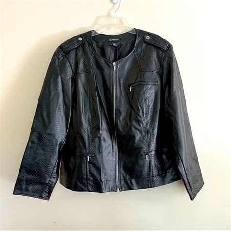 Inc International Concepts Jackets And Coats Inc Faux Leather Jacket