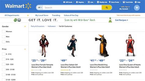 Walmart Apologizes For Selling ‘fat Girls Costumes Online The Mommy