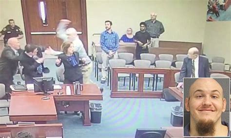 Sex Offender Caught On Courtroom Video Trying To Attack A Prosecutor