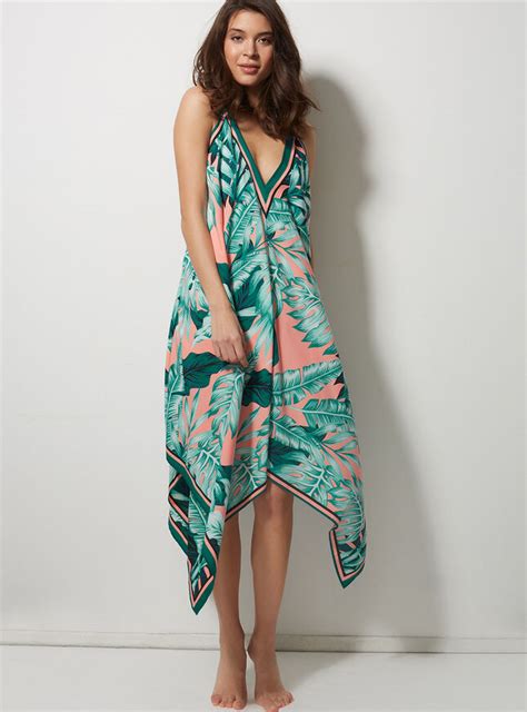 Tropical Print Beach Dress Boux Avenue
