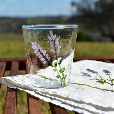 Maybe you would like to learn more about one of these? Hand-Blown Murano Glass Tumbler - Lavender Flowers | AllÓRA