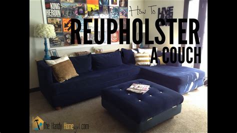 how to reupholster a couch part 1 stripping you