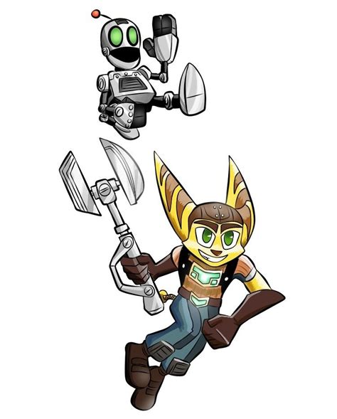 Ratchet And Clank Drawing By Phthalo Jacket On Newgrounds