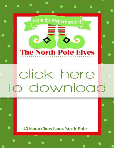 Download letterhead images and photos. Free Printable Elf Letterhead | Christmas letterhead, Elf ...
