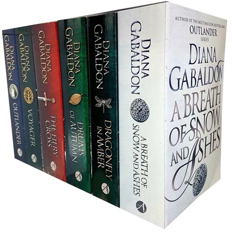 diana gabaldon collection 6 books set outlander series adult paper — books2door