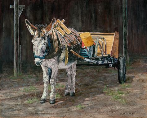 Donkey Carolyn Mock Art