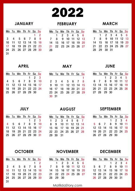 A3 Printable Calendar 2022 Printable Calendar 2023