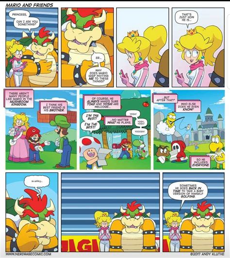 Bowser Jr And Baby Bowser Confusion Mario Comics Supe