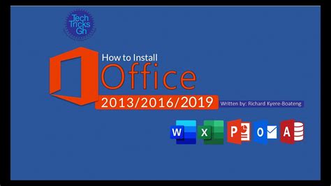 How To Install Office 2013 2016 And 2019 Youtube