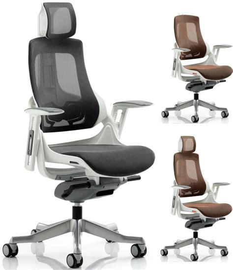 That includes being able to adjust the headrest (for height and angle), armrests (vertically and horizontally), backrest tilt and tilt tension. Zouch Mesh Ergonomic Office Chair With Headrest - Black or ...