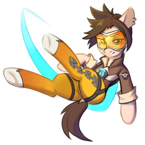 Safe Artist Fensu San Species Pony Goggles Overwatch