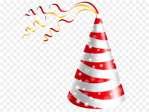 Party Hat Birthday Clip Art White And Red Party Hat PNG Clipart Image