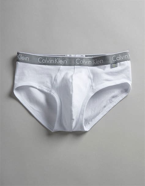 Calvin Klein Cotton Stretch Briefs In White For Men Lyst