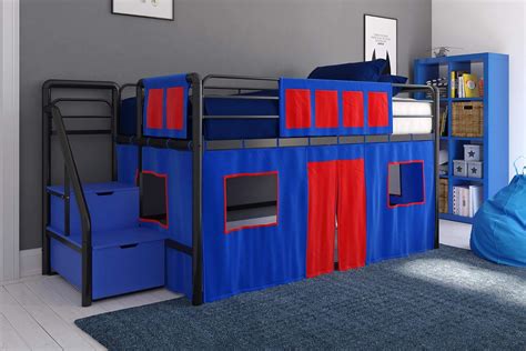 Loft Bed Boys Gaming Bedroom Ideas Swarm Thetm